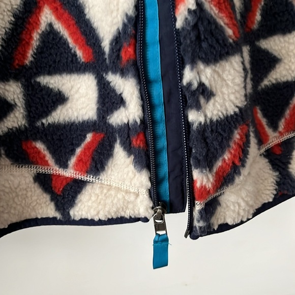Like New🔥 Patagonia Classic Retro-X Fleece Jacket Brass Hawk: Smolder Blue M - Picture 11 of 17